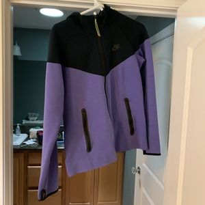 Nike Purple Zip Up Hoodie